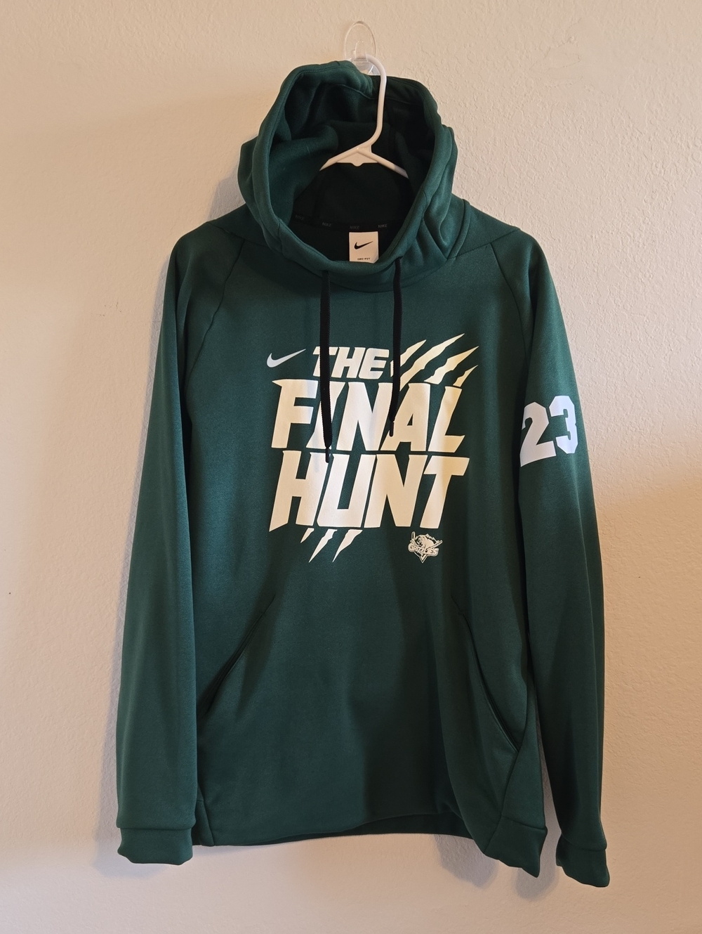 Nike ECHL Utah Grizzles 'The Final Hunt' #23 Hoodie - Forest Green - Large